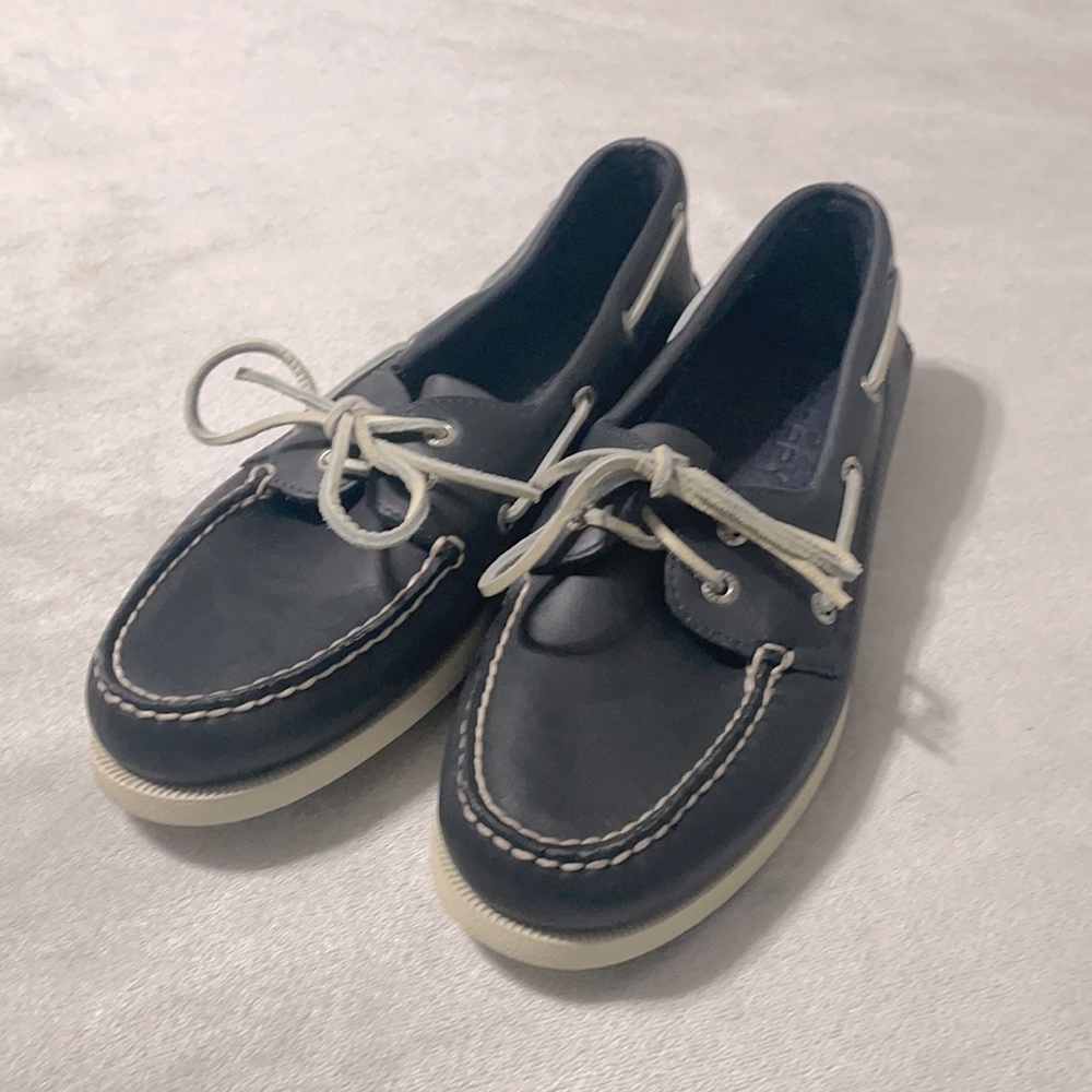 Navy Blue Sperry Boat Shoe